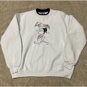 Topstitch by Morning sun Vintage Grandma cat sweater
